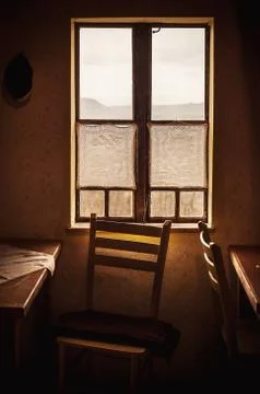 Behind the Window 스톡 사진