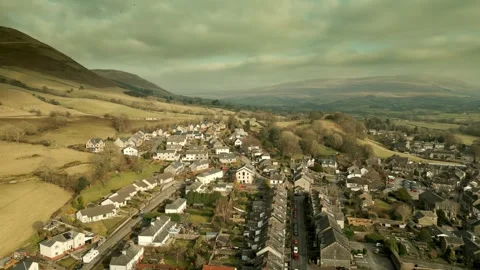 Behold the dramatic allure of the rural Cumbrian countryside through captiv.. Stock Footage 246005862