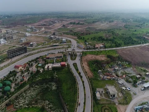 Behria Enclave Aeiral wide 02 Video stock 80268540