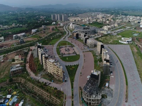 Behria Enclave Aerial view A Stock Footage 80268637