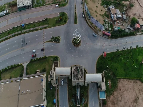 Behria Enclave Islamabad Gate B Stock Footage 80268631
