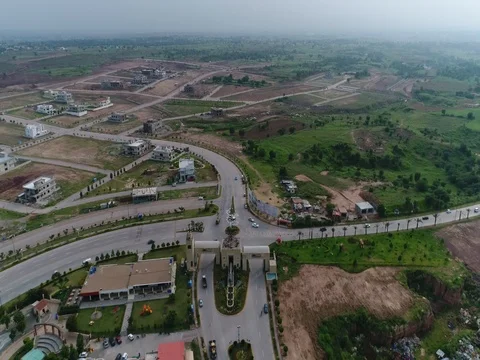 Behria Enclave Islamabad OUT gate B Stock Footage 80268603
