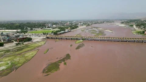 Behsood Bridge from Above Stock Footage 274530489