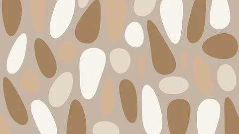 Beige Abstract with Organic Pebble Background Stock Illustration