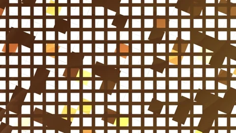 Beige aesthetic brown grid background, Fluid unique background. minimal  Stock Footage 297430036