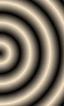 Beige and black circular gradient background, concentric ring pattern, illu.. Illustrazione stock
