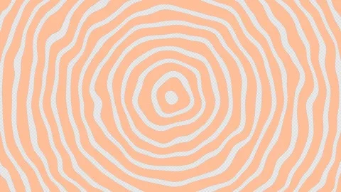 Beige and black stripes move from center of screen. Trendy peach color of 2024 Stock Footage 258620193