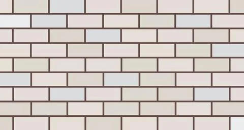 Beige and Gray Brick Wall Texture Stockillustratie
