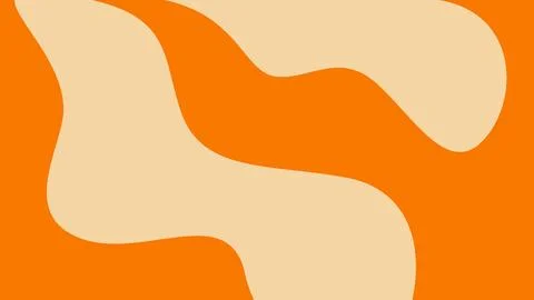 Beige and orange abstract waves background Stock Illustration