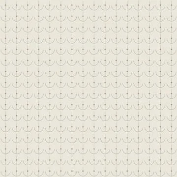 Beige and white geometric pattern with curved lines and dotted accents for .. Stock Illustration