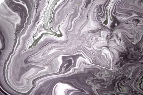 Beige and white marble texture. Liqued ink background. Stock Illustration