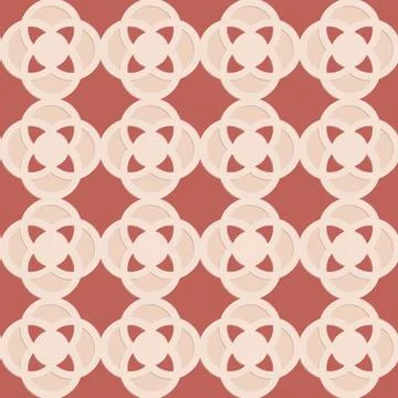 Beige arabic seamless pattern, elegant embossed background for design and dec Stockillustratie