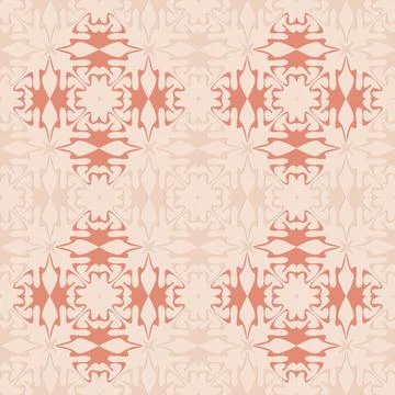 Beige arabic seamless pattern, elegant embossed background for design and dec Stock Illustration