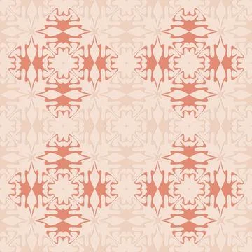 Beige arabic seamless pattern, elegant embossed background for design and d.. Illustrazione stock