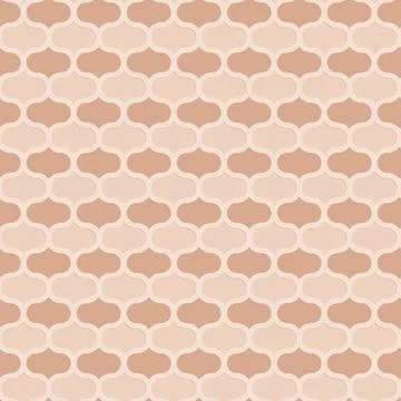 Beige arabic seamless pattern, embossed background for design and decoration Illustrazione stock