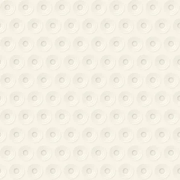 Beige background with 3D circle sheet pattern paper cut style vector illust.. Stock Illustration