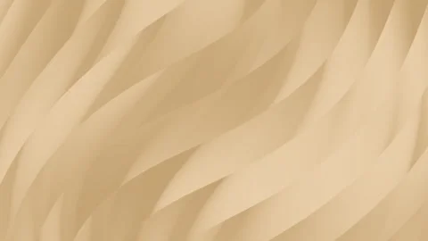 Beige background aesthetic, texture wavy line geometric pattern HD 4K looping Stock Footage 297953665