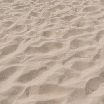 Beige beach sand waves surface texture. Desert dune landscape Stock Photos
