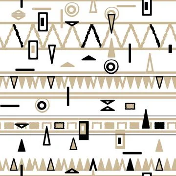 Beige Black horizontal winter vector Seamless border repeat pattern with rand 스톡 일러스트