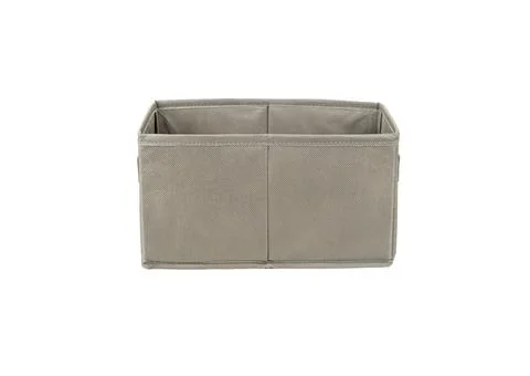 Beige box isolated 库存照片