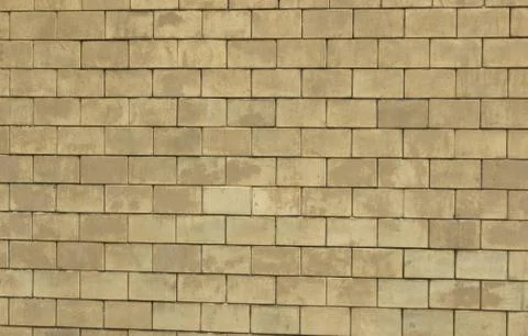 Beige brick background Stock Photos