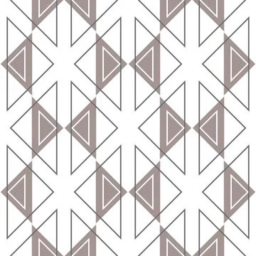 Beige brown triangle background seamless pattern for wrapping paper decoratio Stockillustratie