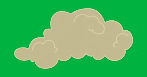 Beige cloud staying still while pale blue patch appearing, expanding beneath 스톡 동영상 317456649