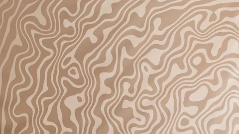 Beige cool trippy background light brown and white gradient, retro wavy wiggle Stock Footage 297435369
