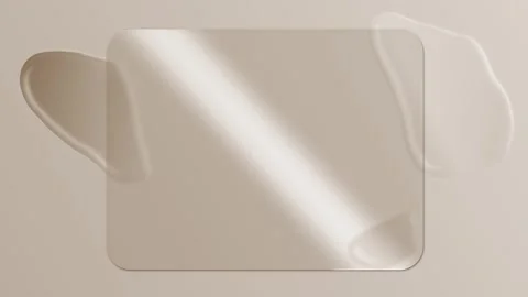 Beige corporate with drops of glassmorphism effect. Stock Footage 302072689