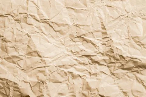 Beige crushed paper rock pattern effect background Stock Illustration