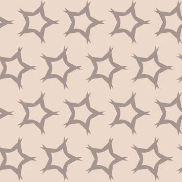 Beige cute seamless pattern with star and starry sky, cute ornament backgroun Stock Illustration