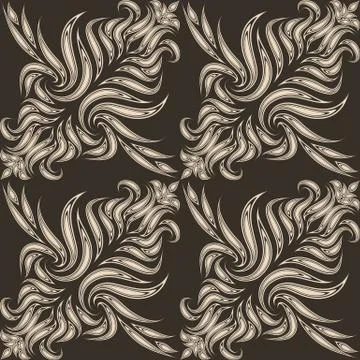 Beige diagonal vector seamless pattern. Texture for fabrics or packaging in Illustrazione stock