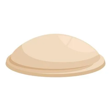 Beige diaphragm contraceptive method preventing pregnancy Stock Illustration