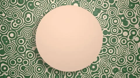 Beige disk on animated background 스톡 동영상 144673701