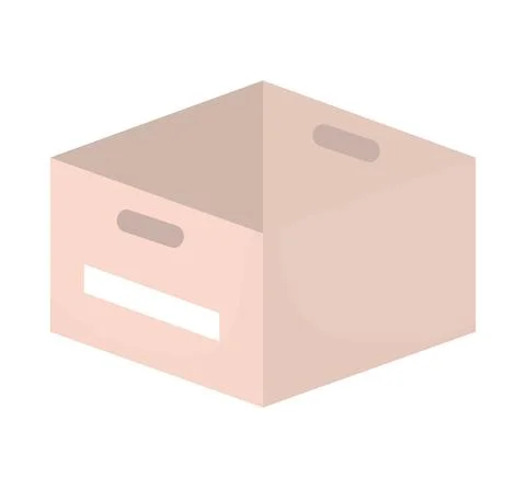 Beige drawer design 库存插图