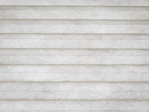 Beige fabric blinds with horizontal pattern Stock Photos