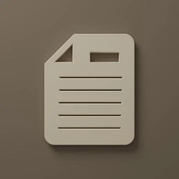 Beige File document icon isolated on brown background. Checklist icon. Busi.. 스톡 일러스트