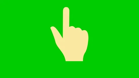 Beige forefinger green Stock Footage 141999326