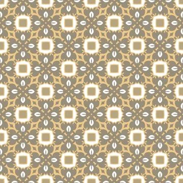 Beige gold seamless pattern. Floral ornamental monochrome  background Ilustración de archivo