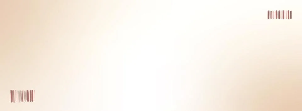 Beige gradient background with barcode. Neutral warm gradation and brown soft Illustrazione stock