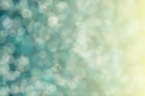Beige to green abstract defocused background, circle shape bokeh pattern. Stock Illustration