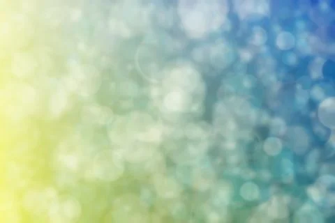 Beige to green abstract defocused background, circle shape bokeh pattern. Stock Illustration