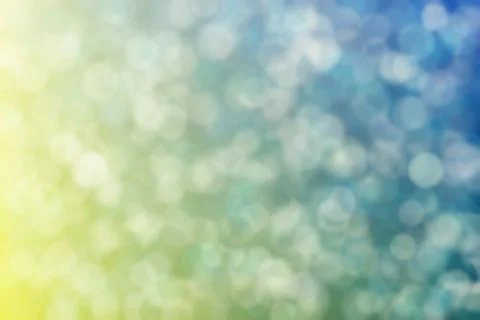 Beige to green abstract defocused background, circle shape bokeh pattern. イラスト素材