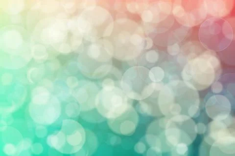 Beige to green abstract defocused background, circle shape bokeh pattern. Stock Illustration