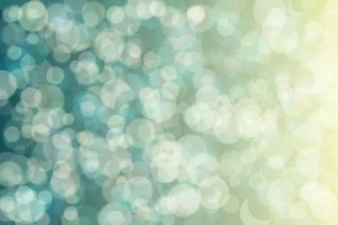 Beige to green abstract defocused background, circle shape bokeh pattern. 스톡 일러스트