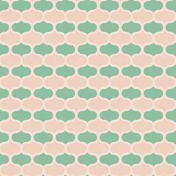 Beige green emerald arabic seamless pattern, elegant embossed background for  Illustrazione stock