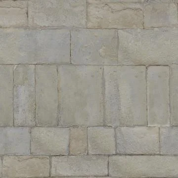 Beige Limestone Block Wall Seamless Texture Stock Photos