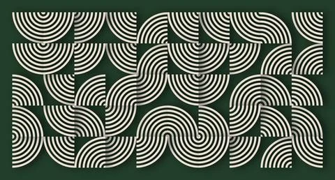 Beige Line Geometric Abstract Pattern Stock Illustration