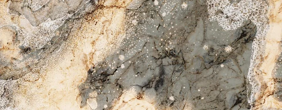 Beige marble stone texture, travertine background Stock Photos