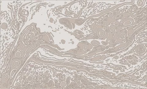 Beige marble texture. Hand drawn marbled pattern. Light vector surface. 库存插图